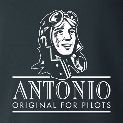 Maglietta TURBO PROPELLER con l'aereo A-29B Super Tucano GRIGIA ANTONIO® 0214881 3