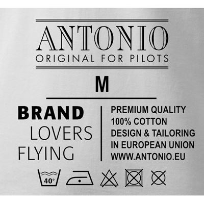 Maglietta con motore aeronautico BMW 801 BIANCA ANTONIO® 0214911 4