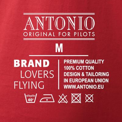 Maglietta con il logo della NASA ROSSA ANTONIO® 0214971 3