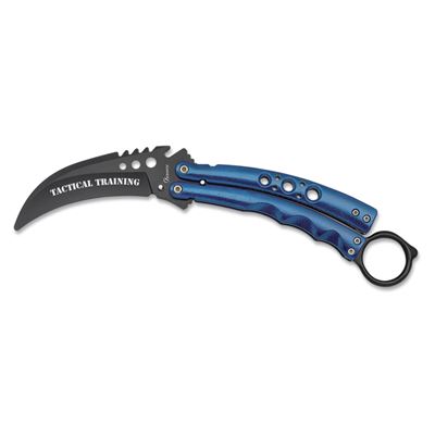 Coltello pieghevole da allenamento KARAMBIT con chiusura magnetica