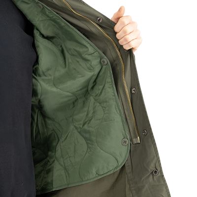 Giacca parka tipo US M-65 con imbottitura VERDE  1030701 5
