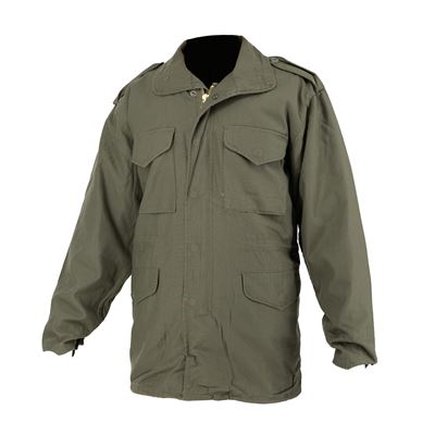 Giacca parka tipo US M-65 con imbottitura VERDE