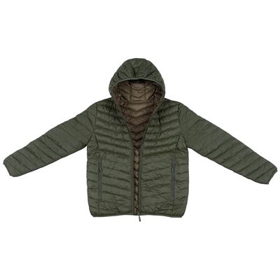 Giacca reversibile trapuntata VERDE/MARRONE MFH Defence 03675B 3