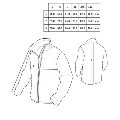 Giacca in pile Heavy-Strike NERA MFH Defence 03841A 3