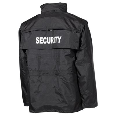 Giacca SECURITY impermeabile NERA MFH 03913A 2