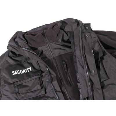Giacca SECURITY impermeabile NERA MFH 03913A 4