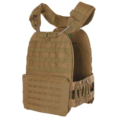 Gilet tattico con sistema di sgancio LASER MOLLE COYOTE