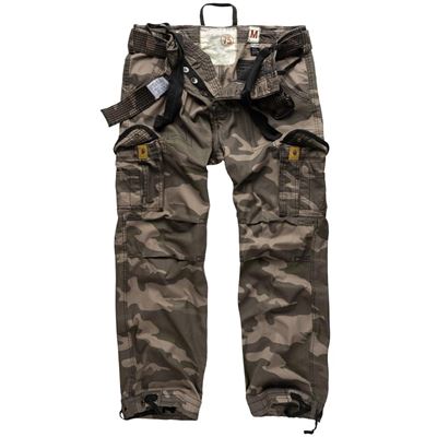 Pantaloni PREMIUM VINTAGE BLACK CAMO