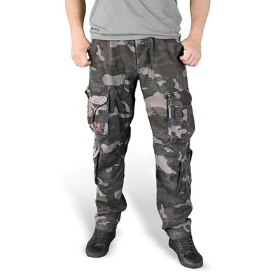 Pantaloni AIRBORNE SLIMMY BLACK CAMO SURPLUS 05-3603-42 2