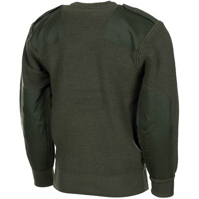 Maglione BW con taschino sul petto e spalline VERDE MFH 05021B 2