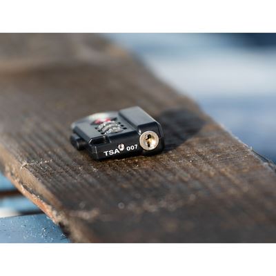 Lucchetto TSA con cavo NERO basic NATURE 055680 5