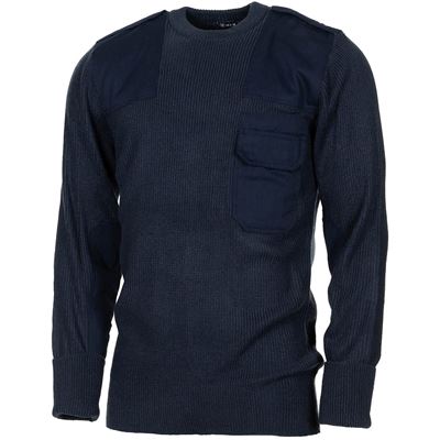 Maglione BW con taschino ACRYL BLU
