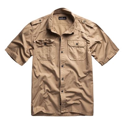 Camicia M65 BASIC a maniche corte KHAKI