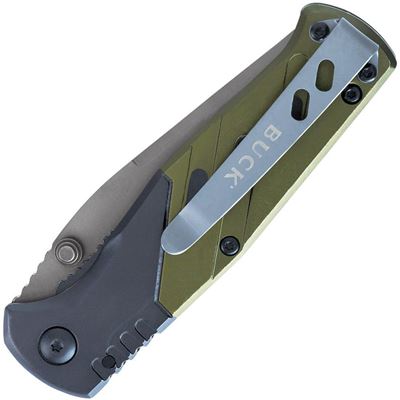 Coltello pieghevole TREKKER XLT lama combinata BUCK 0736GRXWM-B 3