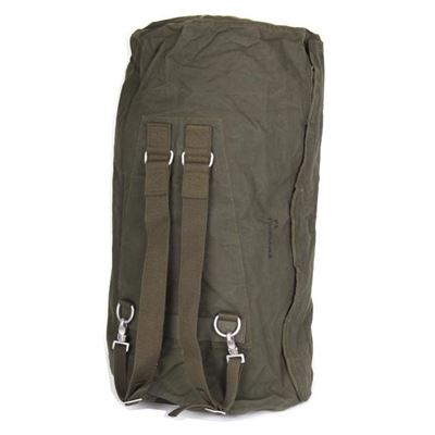 Sacco da viaggio BW ZIP cilindrico con cinghie usato Bundeswehr 91380400 3