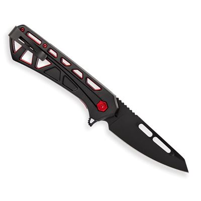 Coltello pieghevole TRACE OPS tanto NERO/ROSSO BUCK 0811BKS-B 4