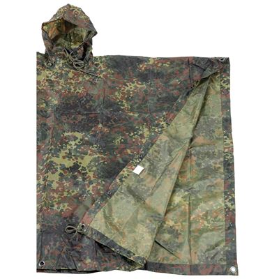 Poncho US rip-stop 144x223 cm BW FLECKTARN MFH 08524V 2