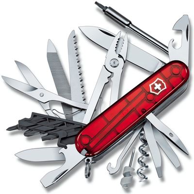 Coltellino tascabile CYBERTOOL 41 91 mm ROSSO trasparente