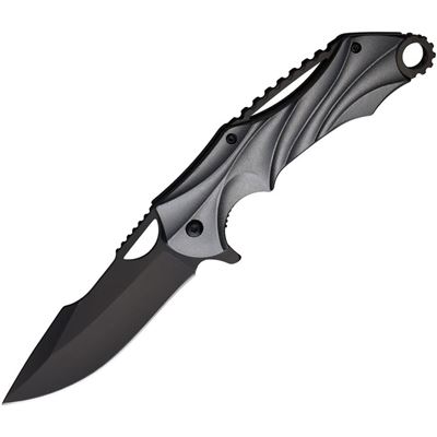 Coltello pieghevole GRAY SHADOW con lama liscia