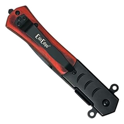 Coltello pieghevole PAKKAWOOD con lama liscia ElitEdge 10-A108WB 2