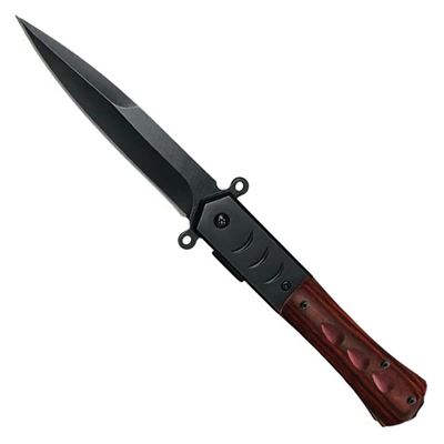 Coltello pieghevole PAKKAWOOD con lama liscia