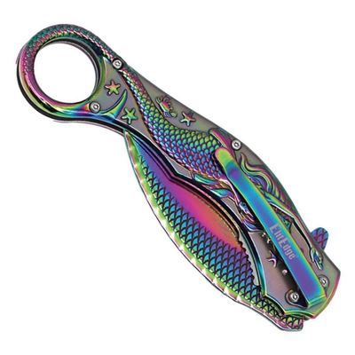 Coltello pieghevole MERMAID karambit DUHOVÝ ElitEdge 10-A120RB 2
