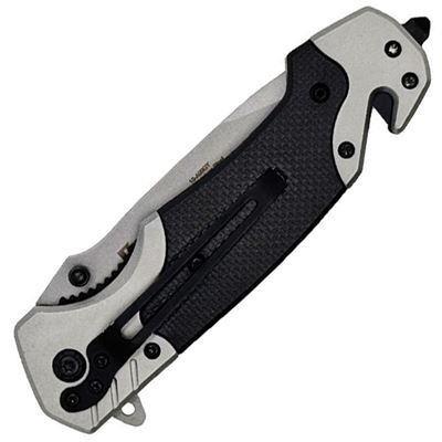Coltello pieghevole RESCUE A/O con lama liscia ElitEdge 10-A99GY 2