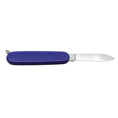 Coltello DŮSTOJNICKÝ 1A pieghevole INOX impugnatura PLASTICA BLU MIKOV 100-NH-1A 3