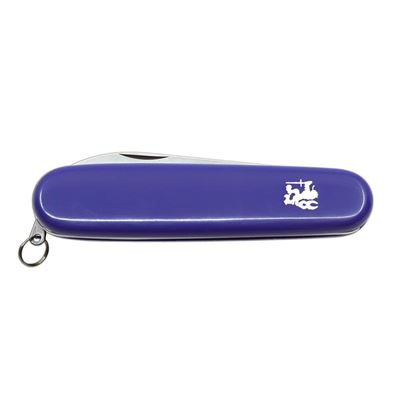 Coltello DŮSTOJNICKÝ 1A pieghevole INOX impugnatura PLASTICA BLU MIKOV 100-NH-1A 2