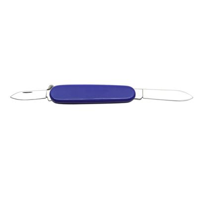 Coltello DŮSTOJNICKÝ 2A pieghevole INOX impugnatura PLASTICA BLU MIKOV 100-NH-2A 4