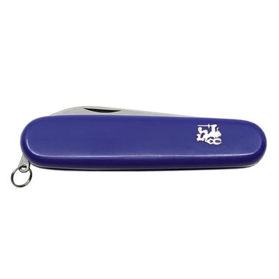Coltello DŮSTOJNICKÝ 2A pieghevole INOX impugnatura PLASTICA BLU MIKOV 100-NH-2A 2