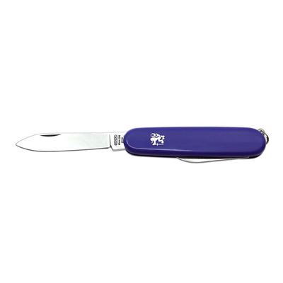 Coltello DŮSTOJNICKÝ 3B pieghevole INOX impugnatura PLASTICA BLU MIKOV 100-NH-3B 4