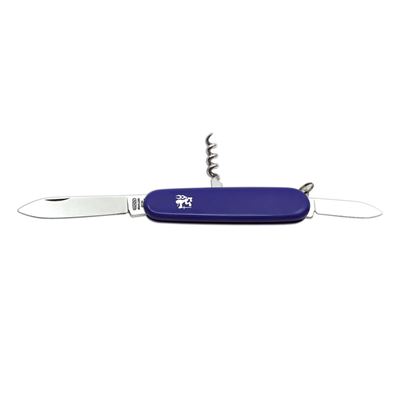 Coltello DŮSTOJNICKÝ 3B pieghevole INOX impugnatura PLASTICA BLU