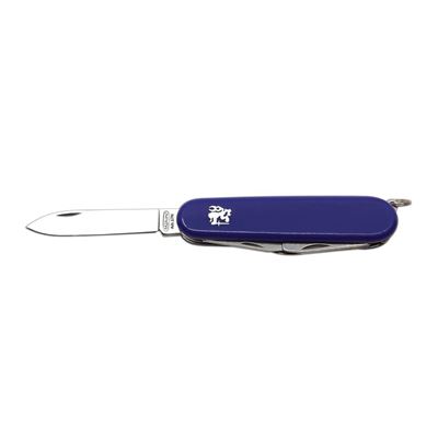 Coltello DŮSTOJNICKÝ 4D pieghevole INOX impugnatura PLASTICA BLU MIKOV 100-NH-4D 3