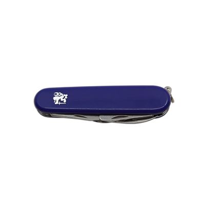 Coltello DŮSTOJNICKÝ 4D pieghevole INOX impugnatura PLASTICA BLU MIKOV 100-NH-4D 2