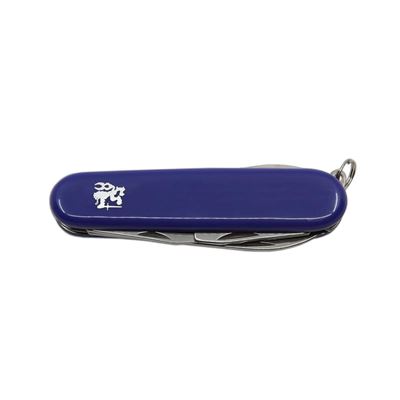 Coltello DŮSTOJNICKÝ 5F pieghevole INOX impugnatura PLASTICA BLU MIKOV 100-NH-5F 3