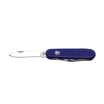 Coltello DŮSTOJNICKÝ 6B pieghevole INOX impugnatura PLASTICA BLU MIKOV 100-NH-6B 4