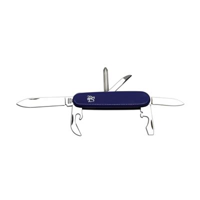 Coltello DŮSTOJNICKÝ 6B pieghevole INOX impugnatura PLASTICA BLU