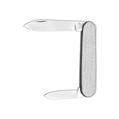 Coltello 2A pieghevole INOX impugnatura INOX