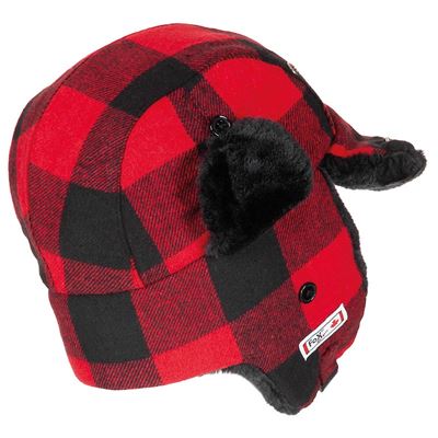 Beranice a quadri ROSSO/NERO FOX Outdoor 10033I 3