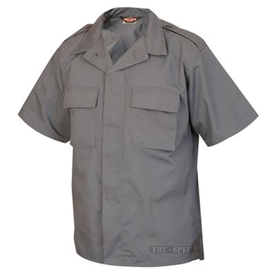 Camicia da lavoro a maniche corte rip-stop GRIGIO SCURO