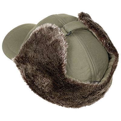 Cappellino con visiera TRAPPER invernale VERDE FOX Outdoor 10050B 2