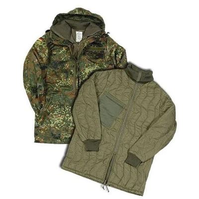 Giacca BW con cappuccio e inserto FLECKTARN