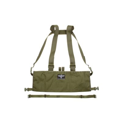 Gilet chest rig con sistema MOLLE PALS tessuto leggero 600D OLIVE DRAB INVADERGEAR 1010737-22 2