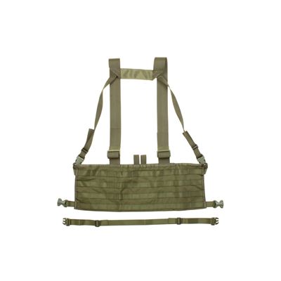 Gilet chest rig con sistema MOLLE PALS tessuto leggero 600D OLIVE DRAB