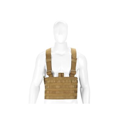 Gilet chest rig con sistema MOLLE PALS tessuto leggero 600D COYOTE INVADERGEAR 1010737-30 3