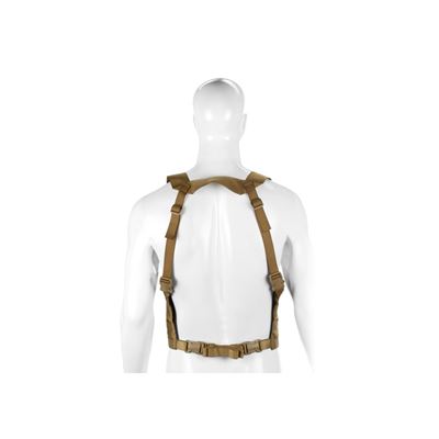 Gilet chest rig con sistema MOLLE PALS tessuto leggero 600D COYOTE INVADERGEAR 1010737-30 6