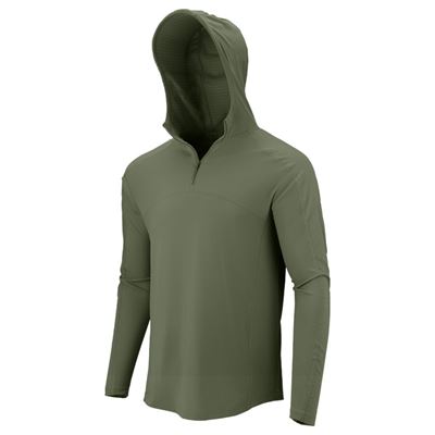 T-shirt tattica a manica lunga TRIDENT GREEN