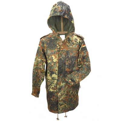 Giacca/parka BW da campo senza imbottitura FLECKTARN quasi nuova