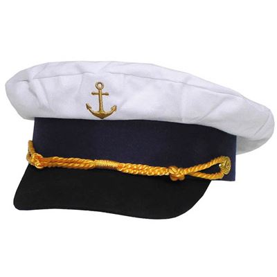 Cappello MARINE da marinaio con ancora DORATA